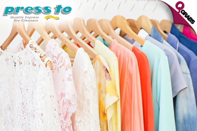 For QR50 Get Clean & Dry Clothes, Leather Garments, Carpets, Jackets, Shoes & more with Laundry Services at Pressto! (QR100 Value)